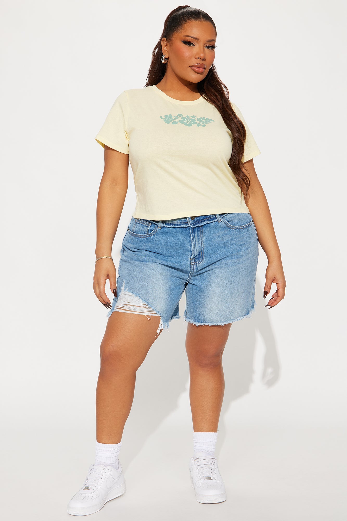 Summer Breeze Baby Tee - Yellow