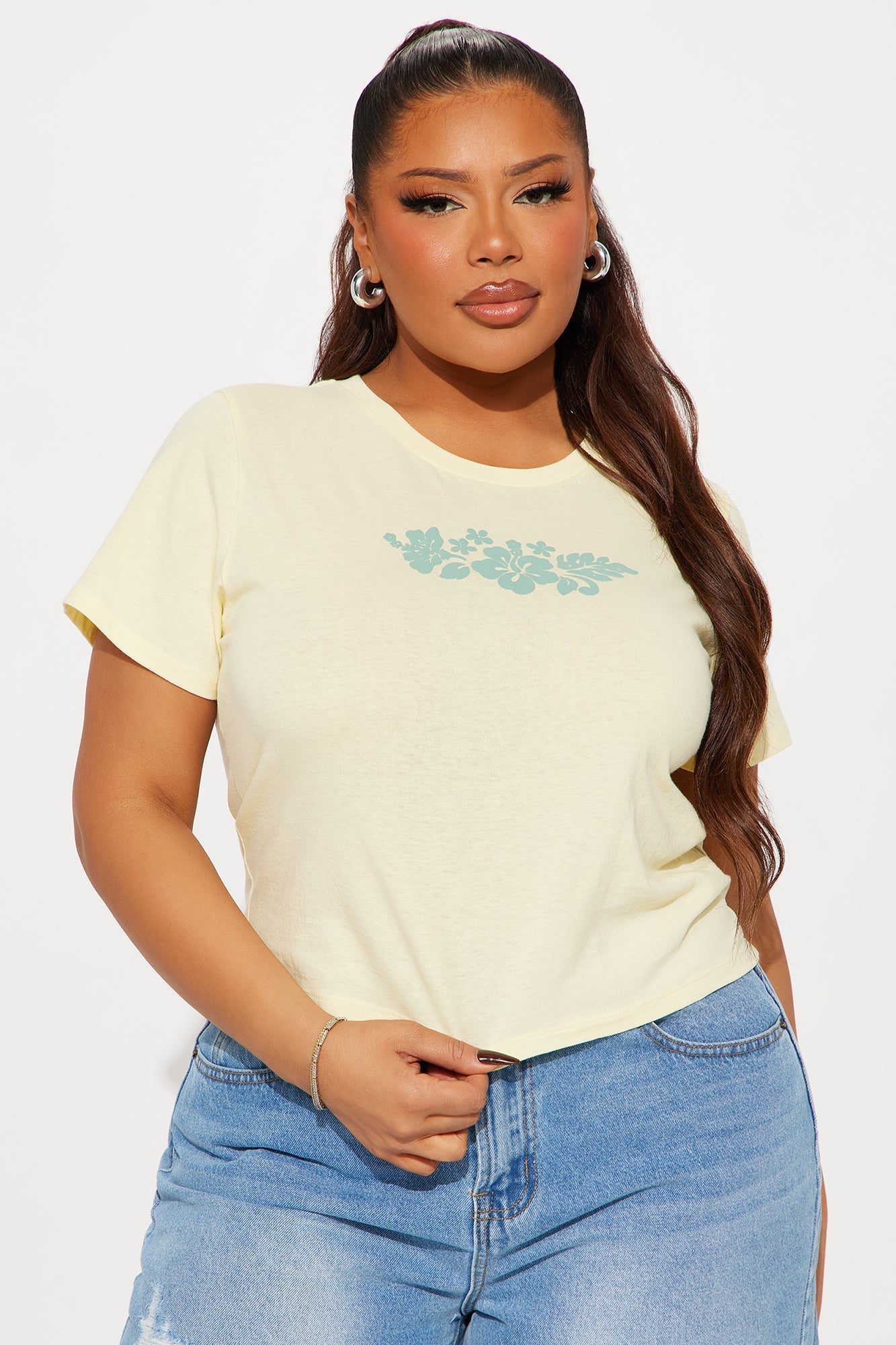 Summer Breeze Baby Tee - Yellow