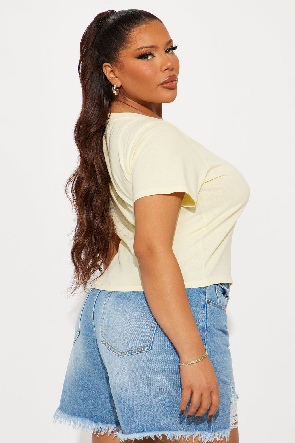 Summer Breeze Baby Tee - Yellow