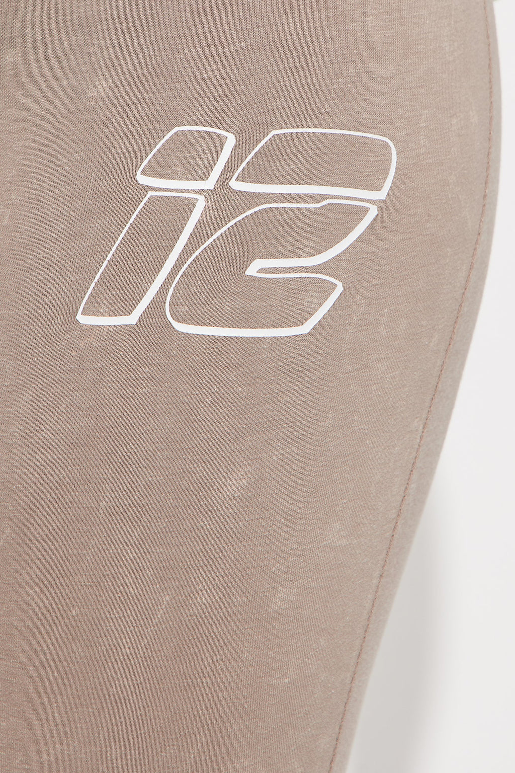 Stay Sporty Washed Wide Leg Pant - Taupe/combo