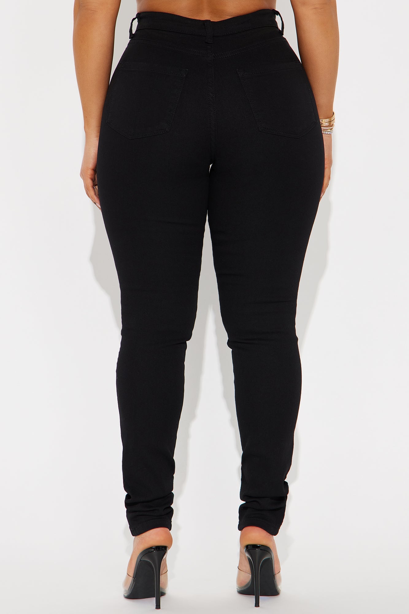 Catalina Classic High Rise Skinny Jeans - Black
