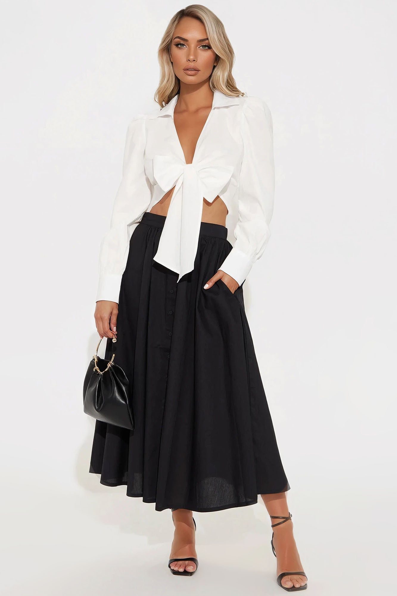 Everything For You Poplin Shirt - White