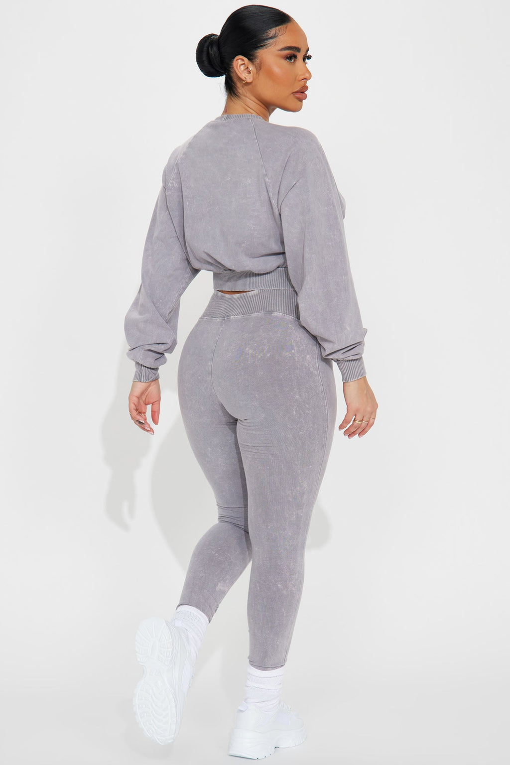 Keep It Going Pant Set - Grey