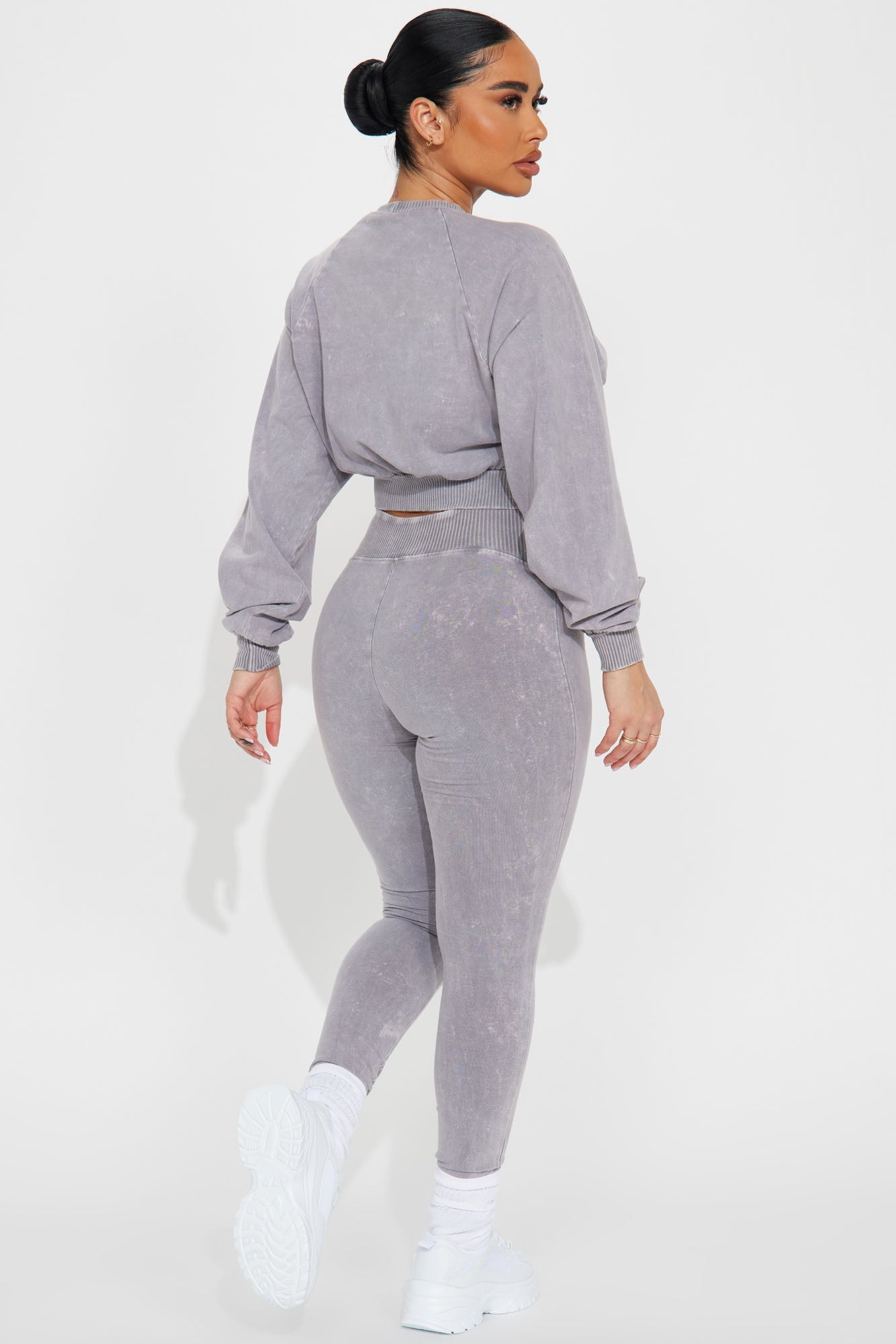 Keep It Going Pant Set - Grey