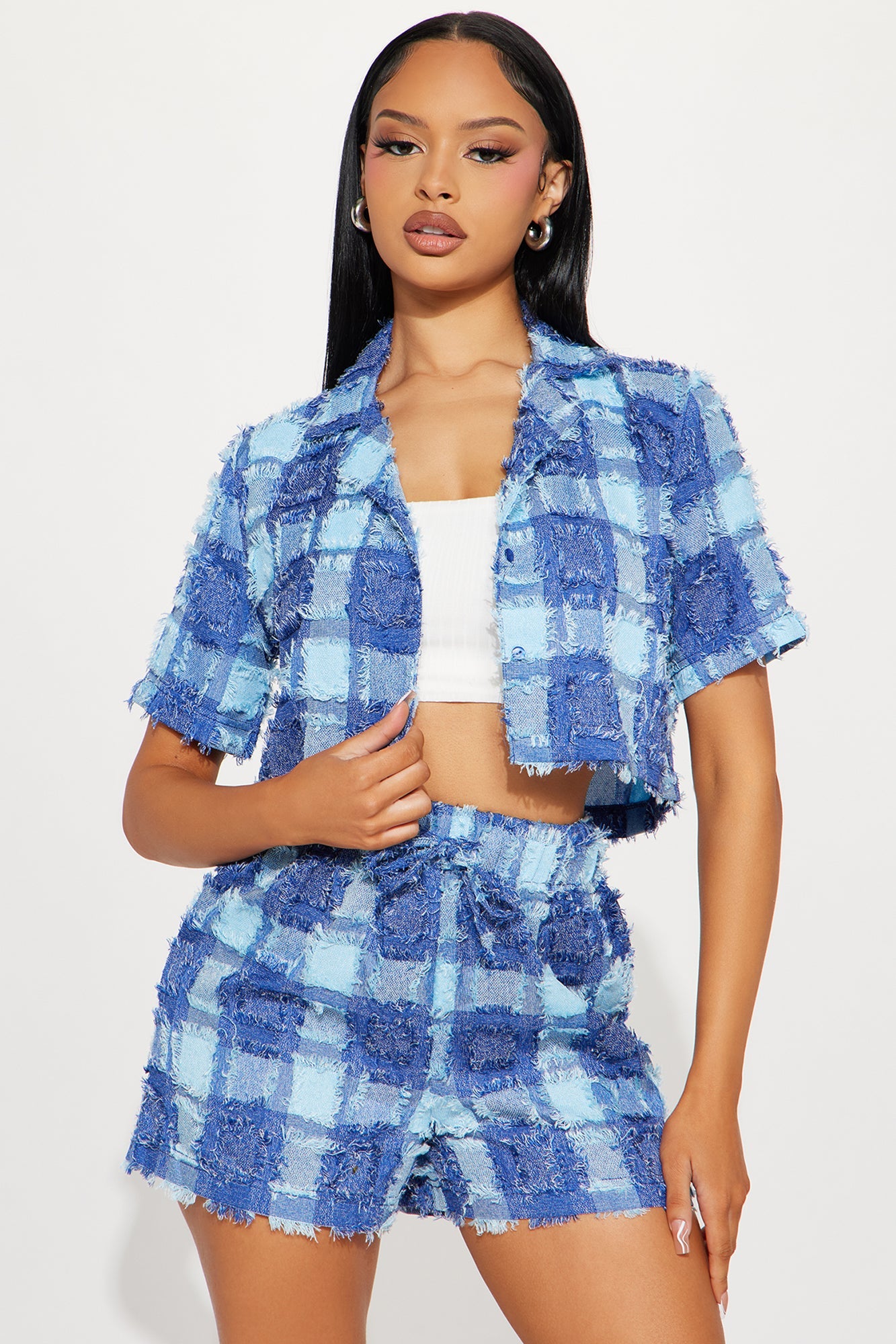 Daisy Short Set - Blue