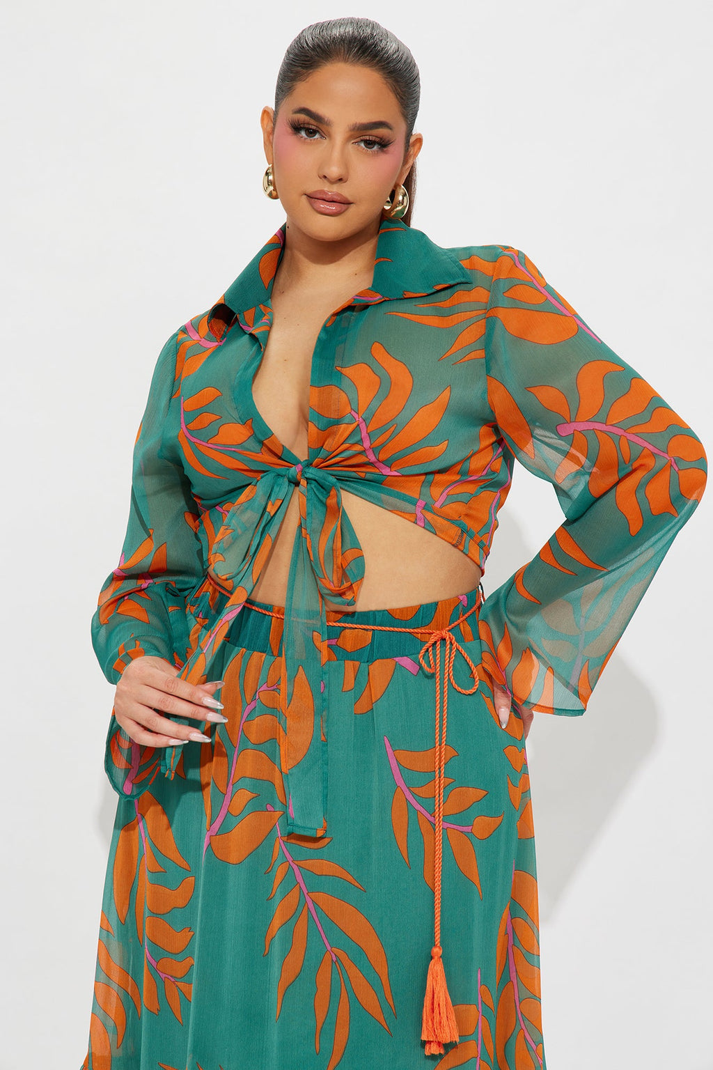 Another Vacation Skirt Set - Emerald