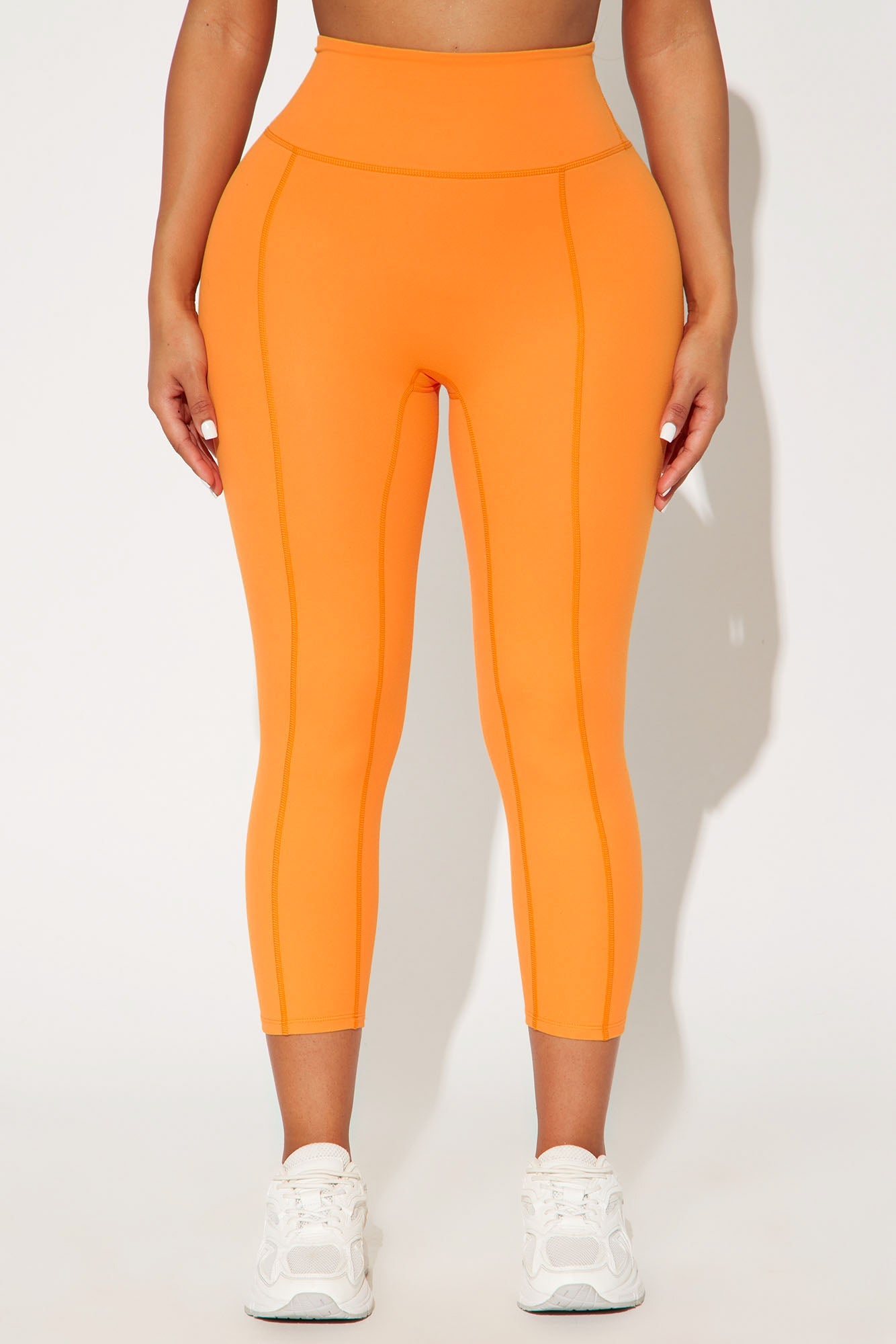 Sweat Out Super Soft Active Capri Legging - Tangerine