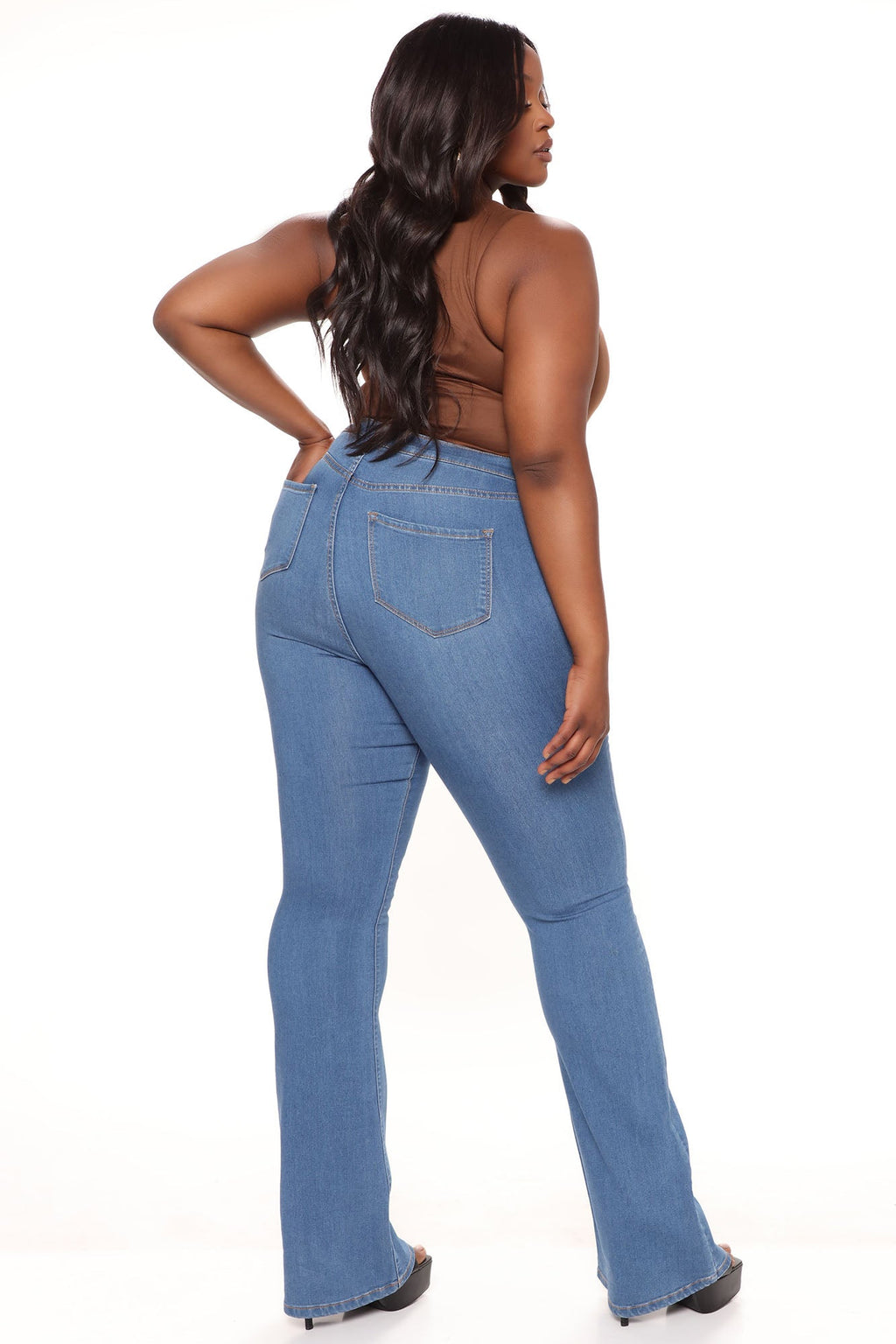 Tall Deep In My Soul Flare Jeans - Medium Blue Wash