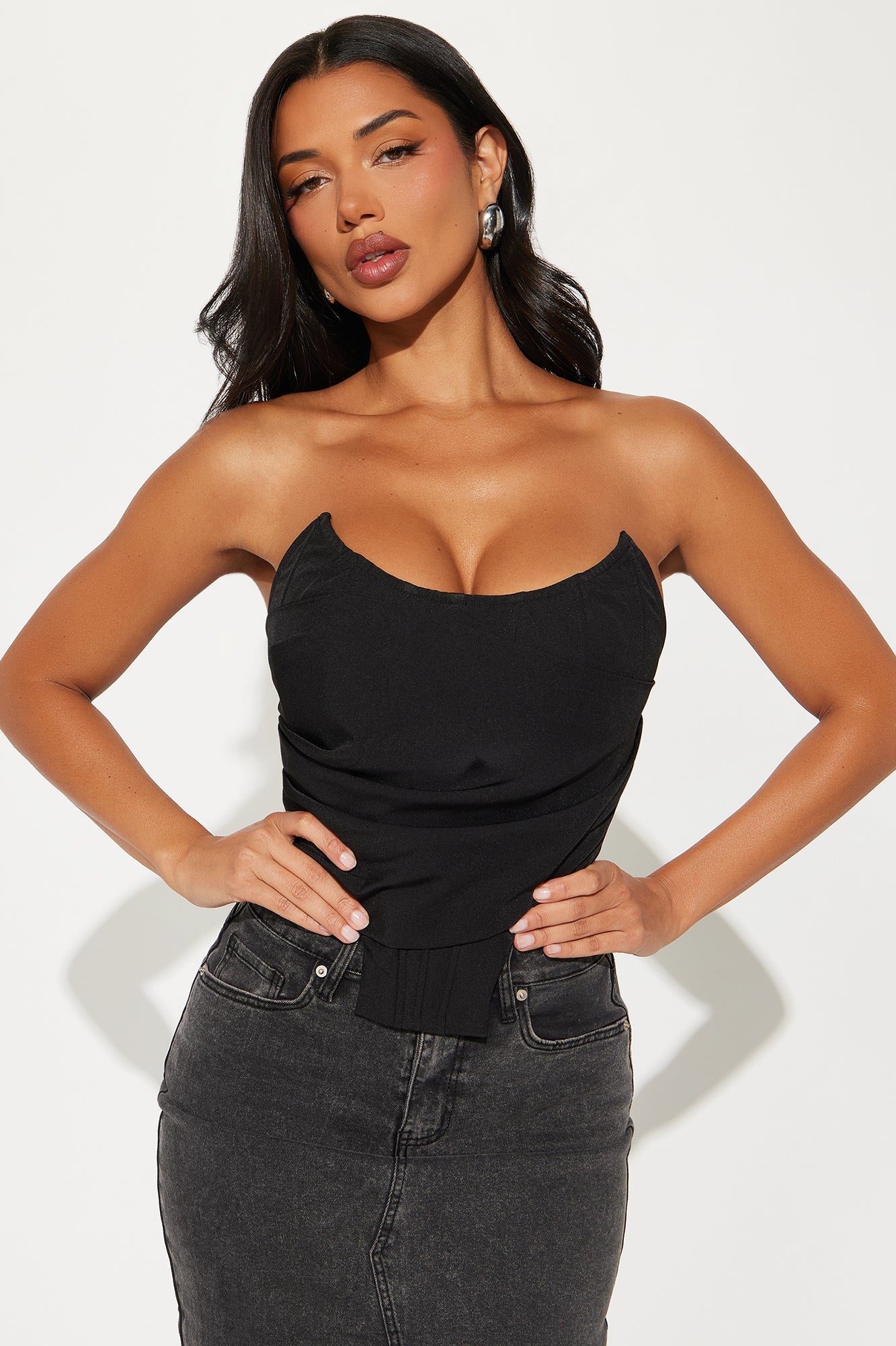 Own It Corset Top - Black