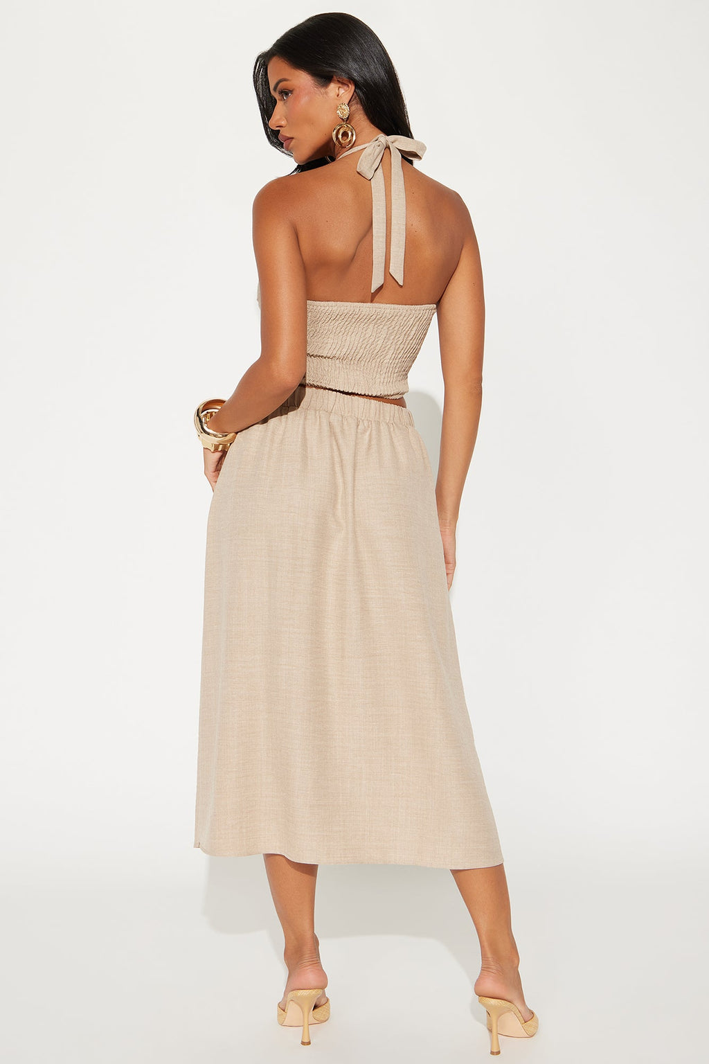 Marina Skirt Set - Taupe