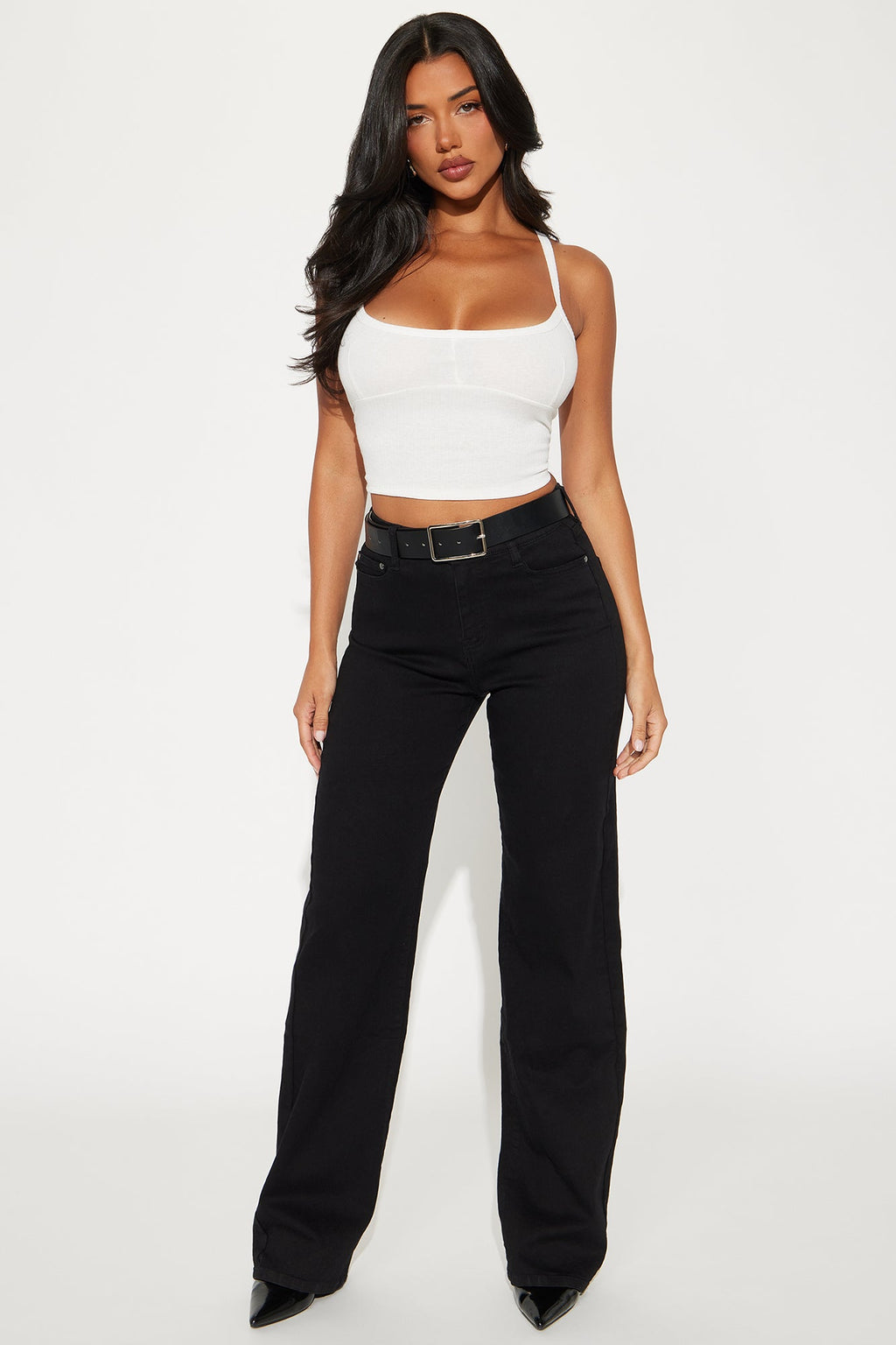 Tall Simply Basic Stretch Straight Jeans - Black