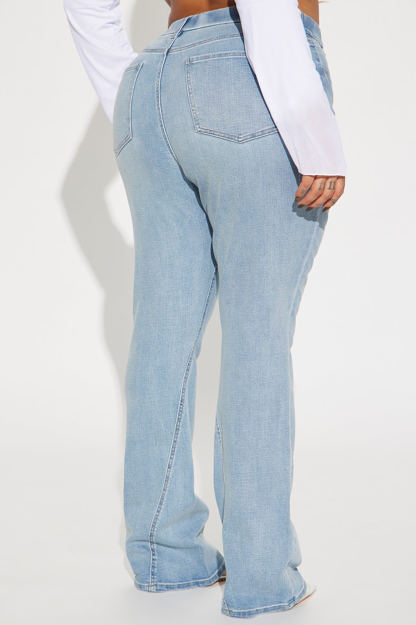 She Stands Out Tummy Control Bootcut Jeans - Medium Wash