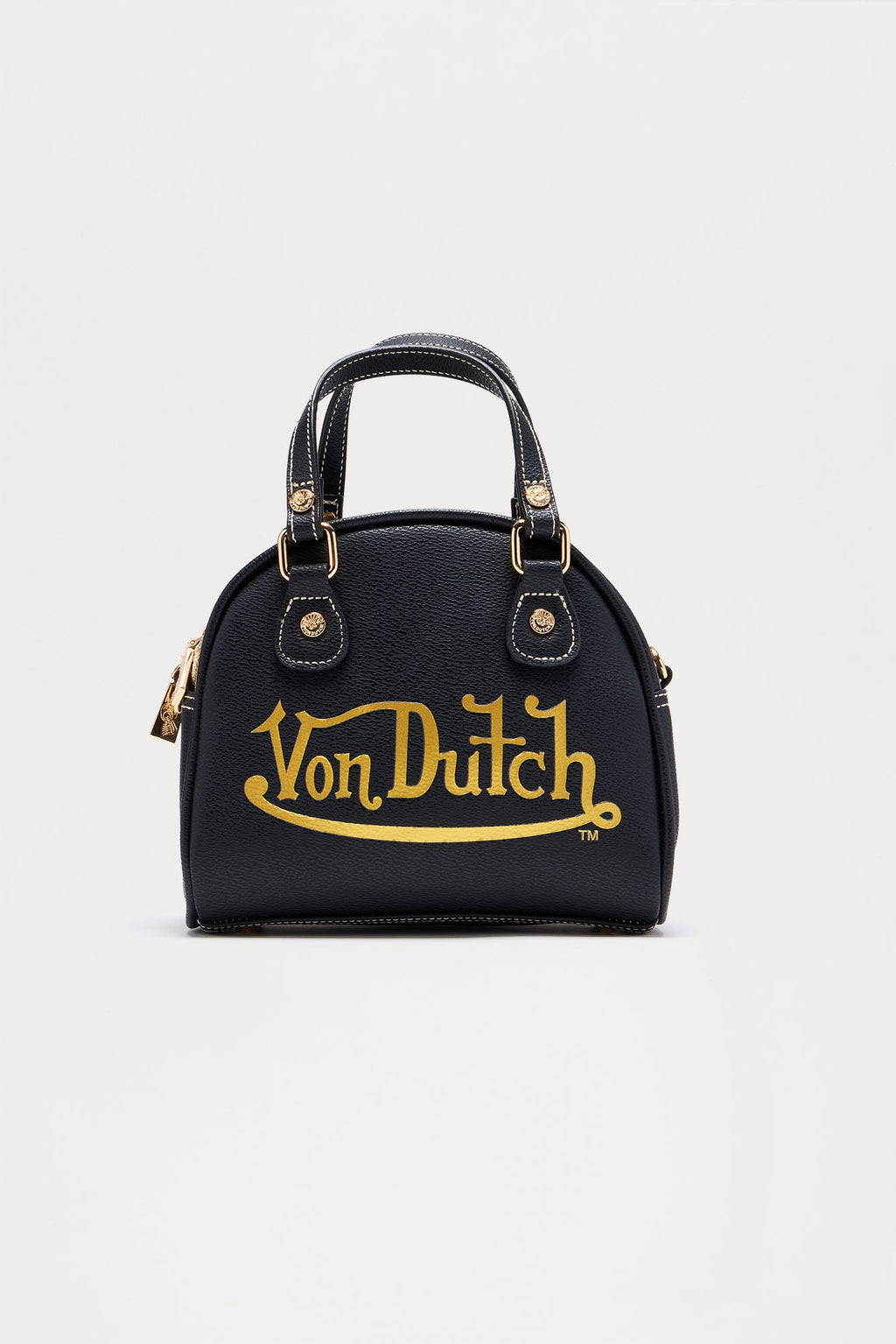 Eye Of The Storm Von Dutch Handbag - Black/Gold