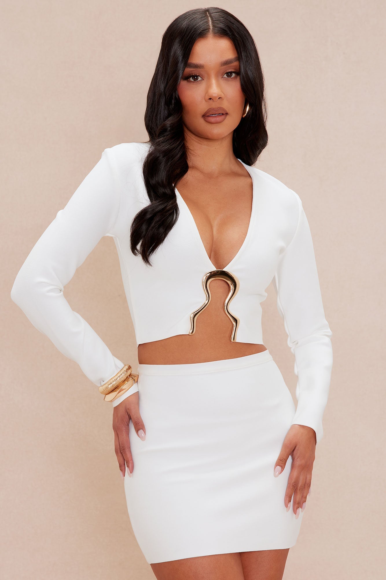 Bree Bandage Top - White