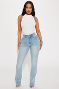 She Stands Out Tummy Control Bootcut Jeans - Medium Wash