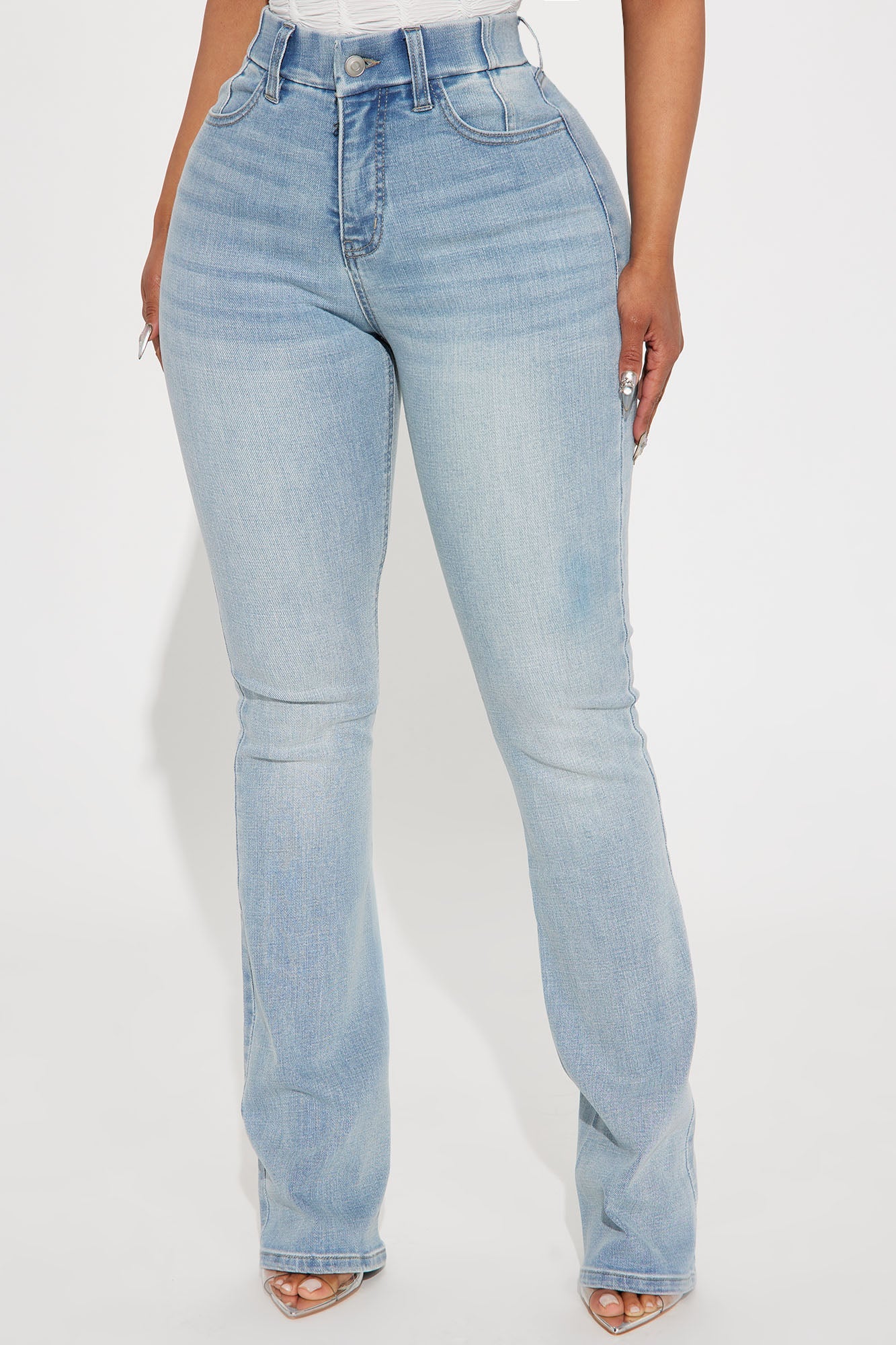 She Stands Out Tummy Control Bootcut Jeans - Medium Wash