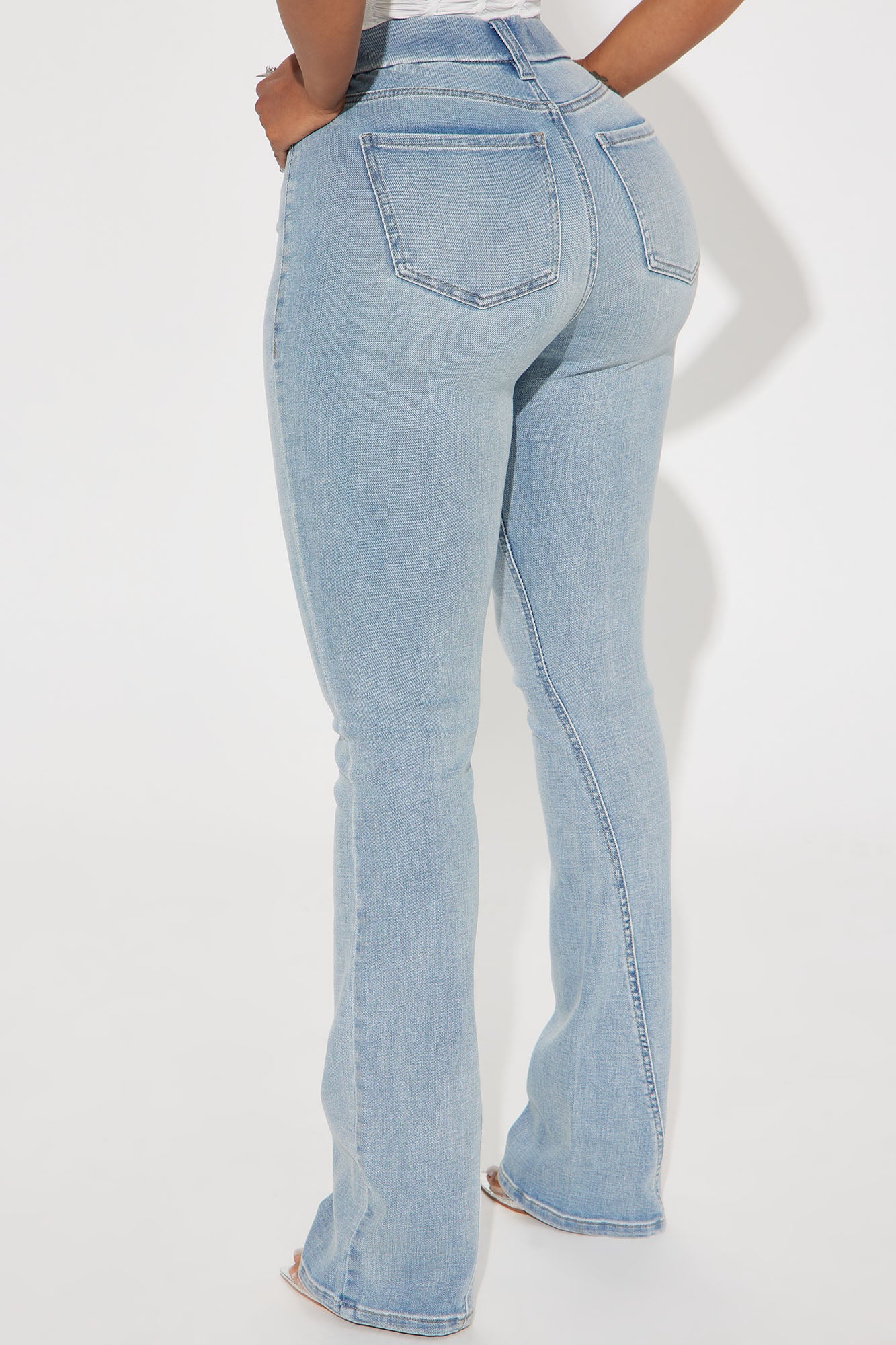 She Stands Out Tummy Control Bootcut Jeans - Medium Wash