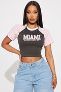 MLS Inter Miami Raglan Tee - Pink/combo