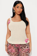 Orchid Bloom Top - Cream