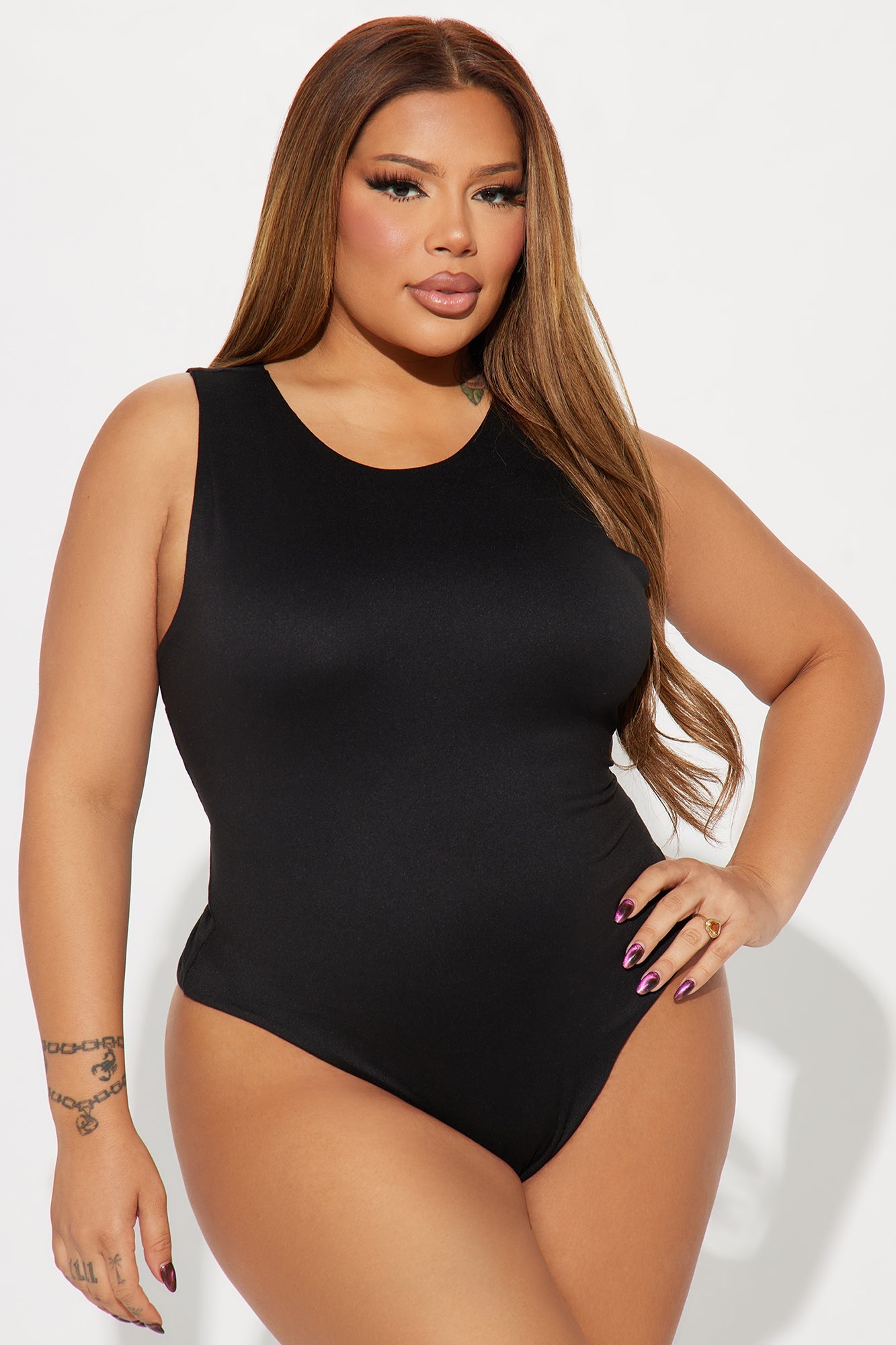 Poppy Sleeveless Bodysuit - Black