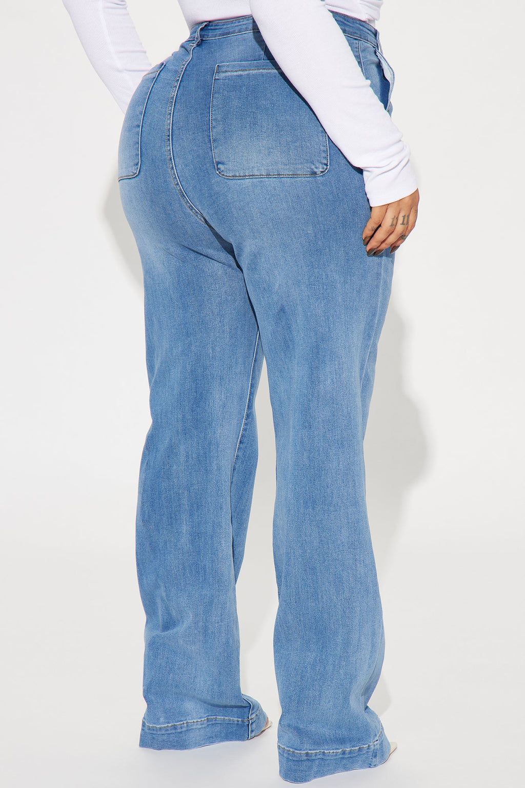 Margot Stretch Trouser Jeans - Medium Wash