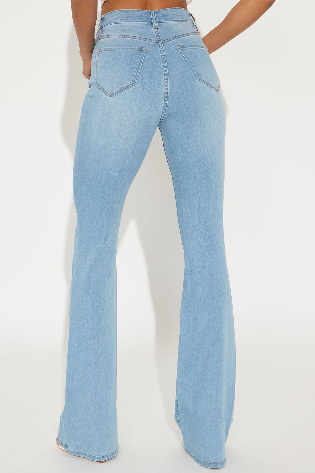 Tall Deep In My Soul Flare Jeans - Light Blue Wash
