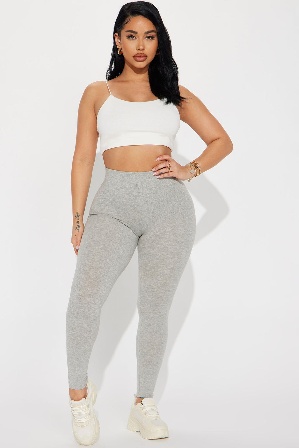 Game Changer Legging - Heather Grey