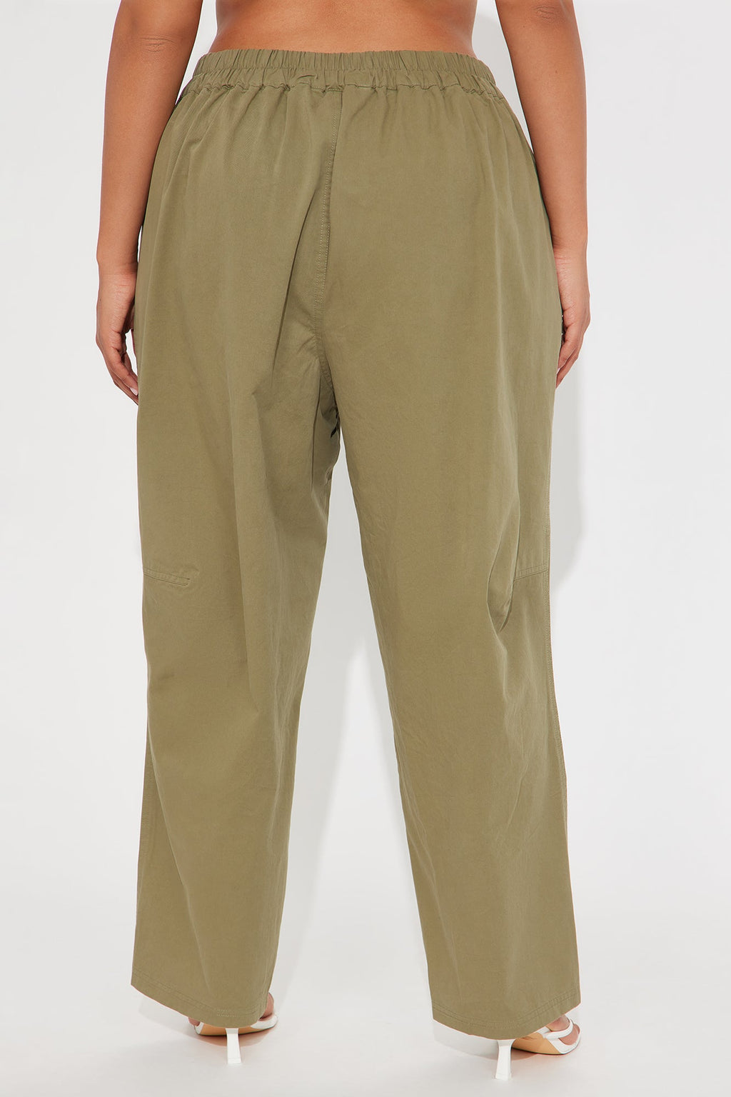 Alinea Barrel Twill Pant - Olive