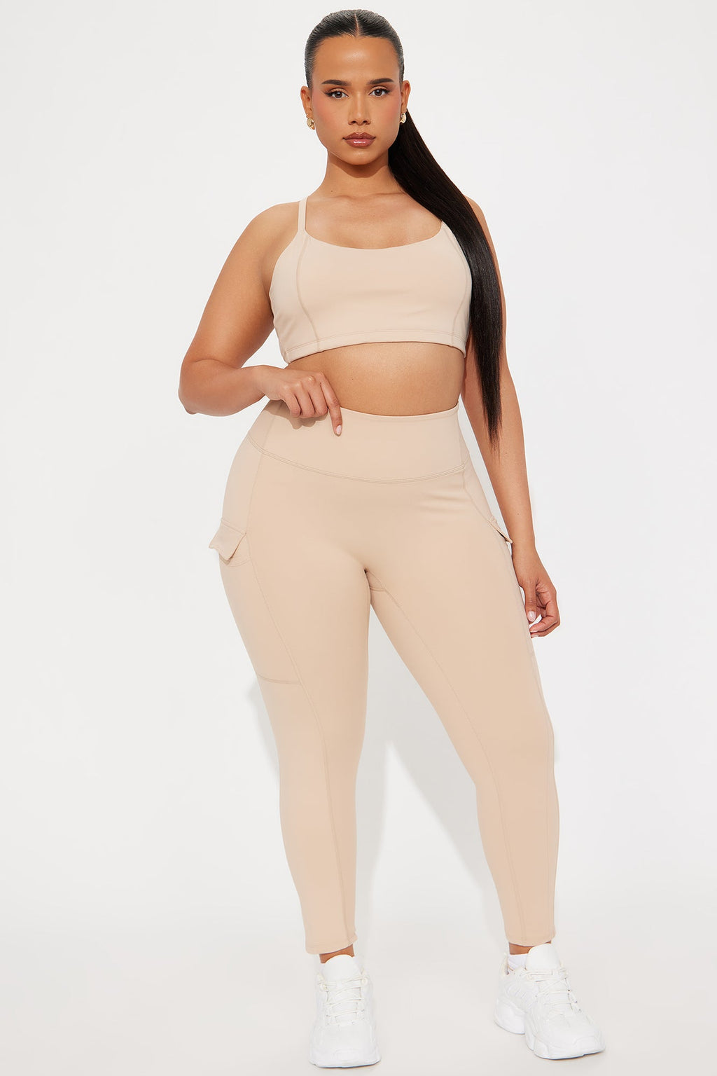 Sweat Out Super Soft Sports Bra - Tan