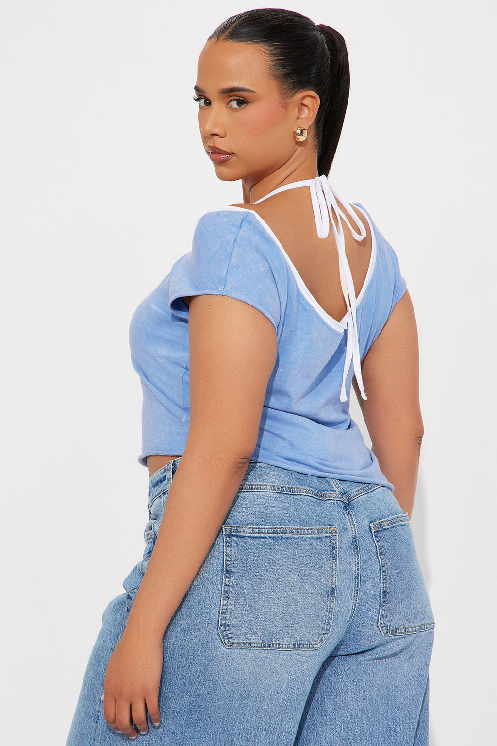 LA Football Double Layered Top - Blue