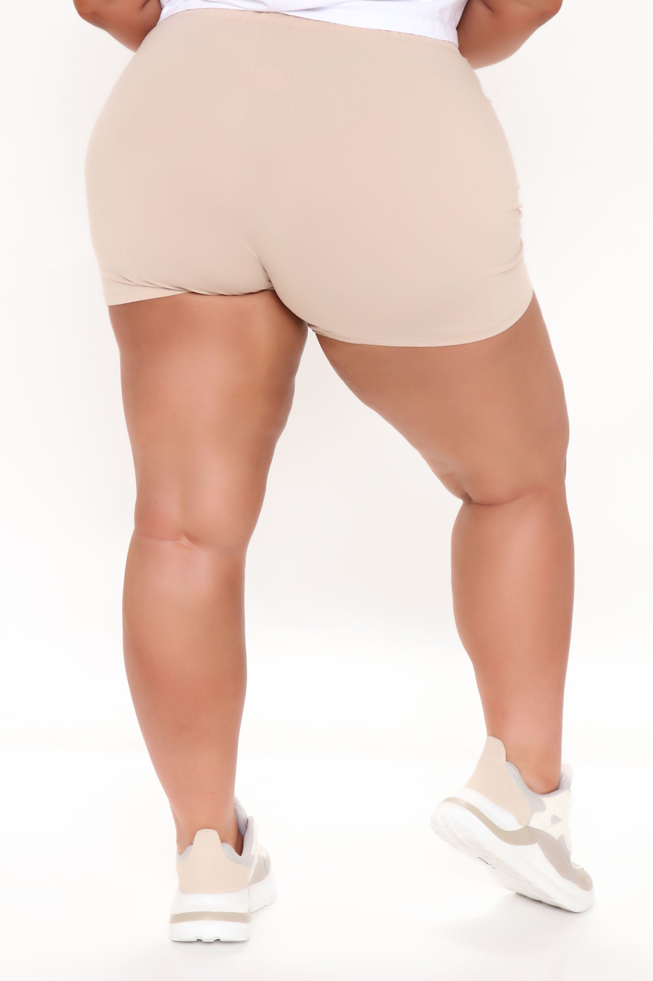 Plain Jane Mini Shorts - Taupe