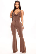 Hayden Slinky Pant Set - Brown