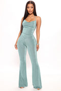 Who Do You Love Slinky Pant Set 33 - Sage