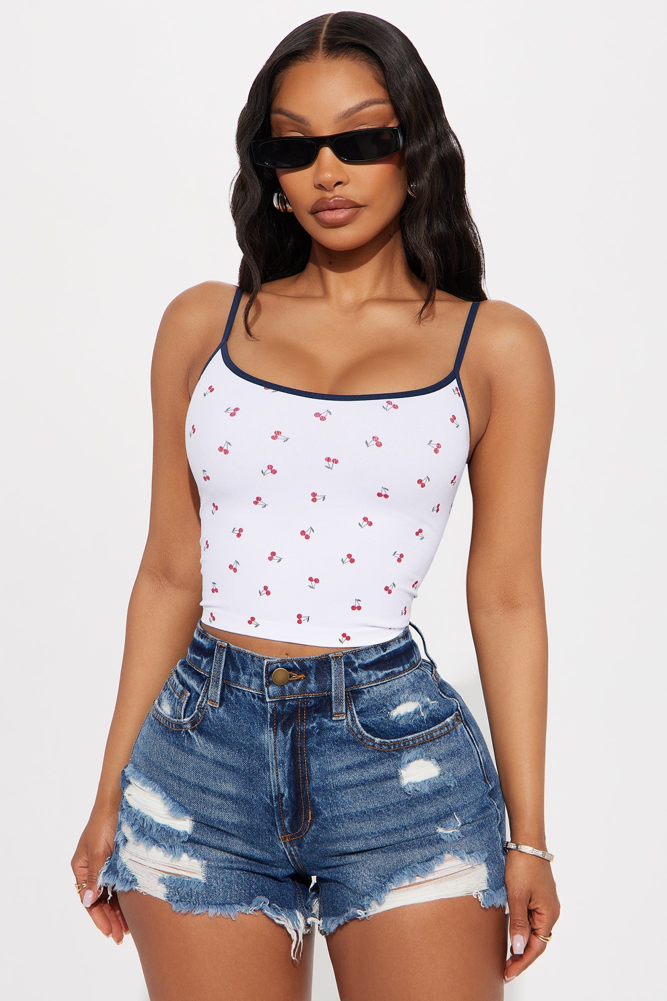 Extra Sweet Seamless Cami - White/combo