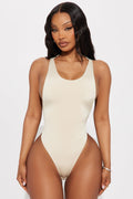 Martina Double Lined Bodysuit - Nude