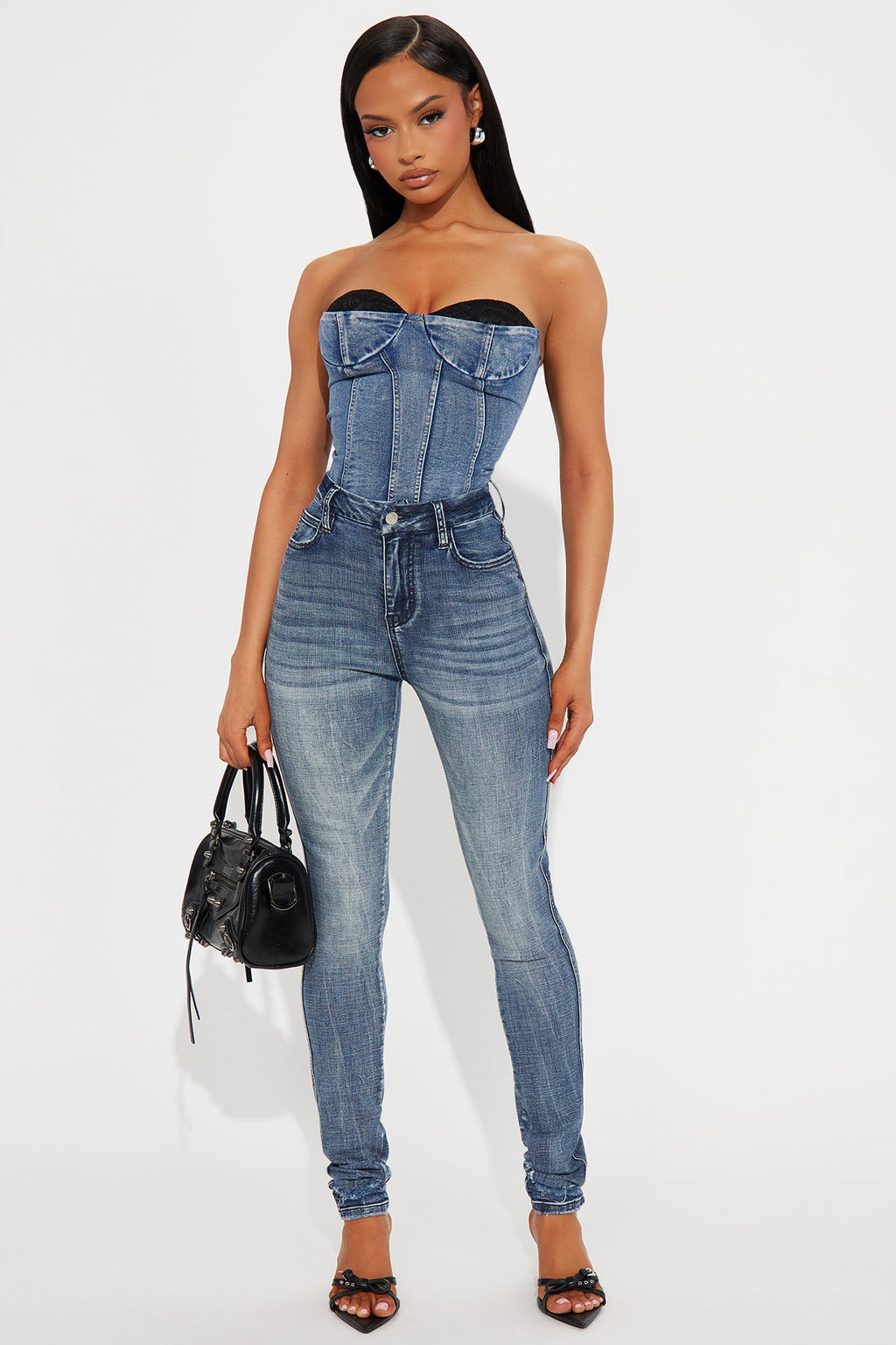 Tall Long Story Short Sculpting Stretch Skinny Jeans - Medium Wash