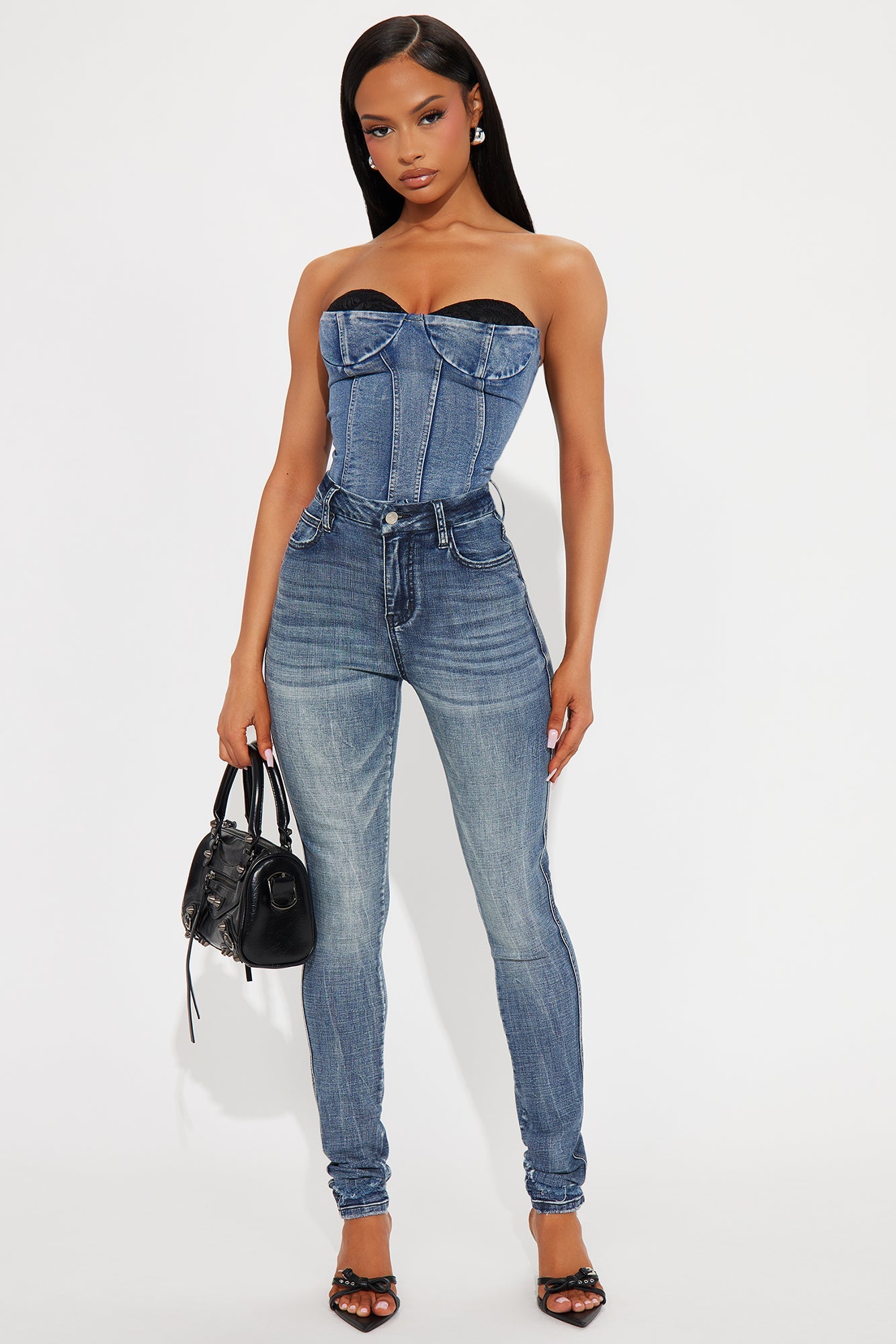 Tall Long Story Short Sculpting Stretch Skinny Jeans - Medium Wash