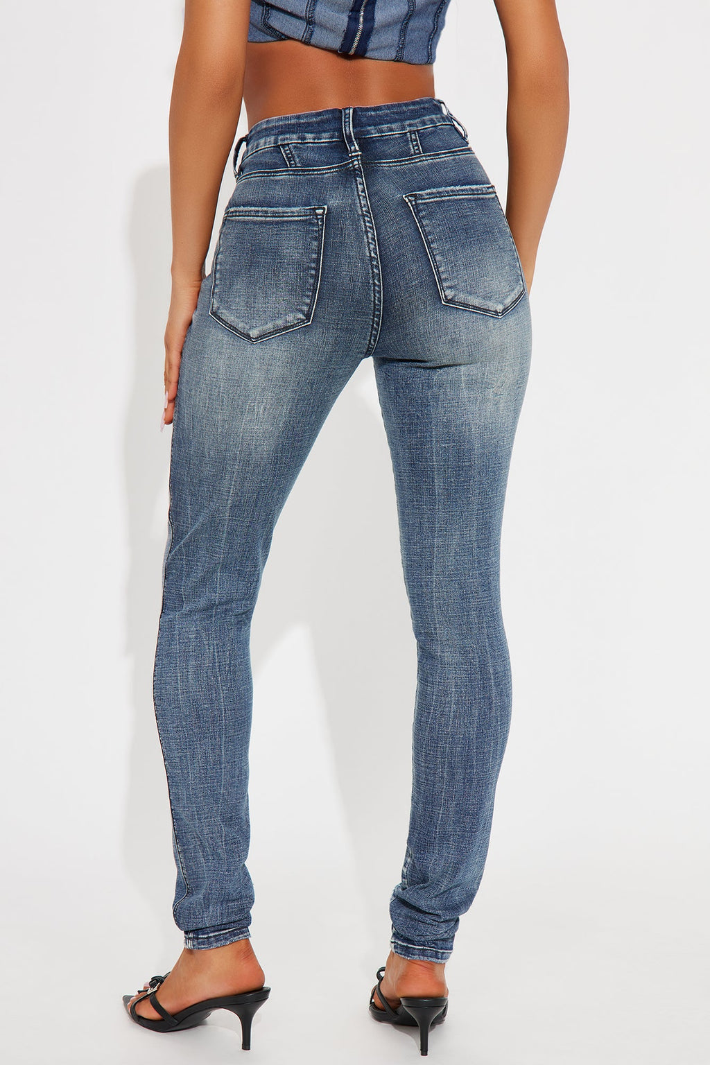 Tall Long Story Short Sculpting Stretch Skinny Jeans - Medium Wash