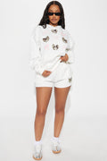 Nothin Like Me Mini Shorts - Ivory