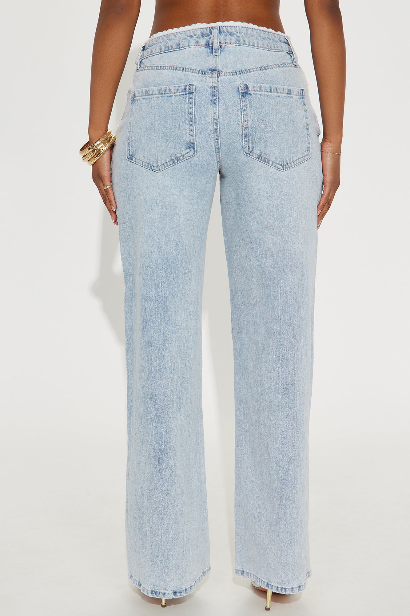 Lacey Baggy Wide Leg Jean - Light Wash