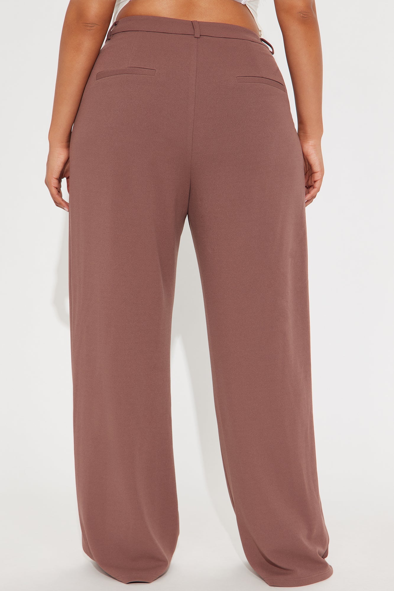 Elma Wide Leg Trouser - Mauve