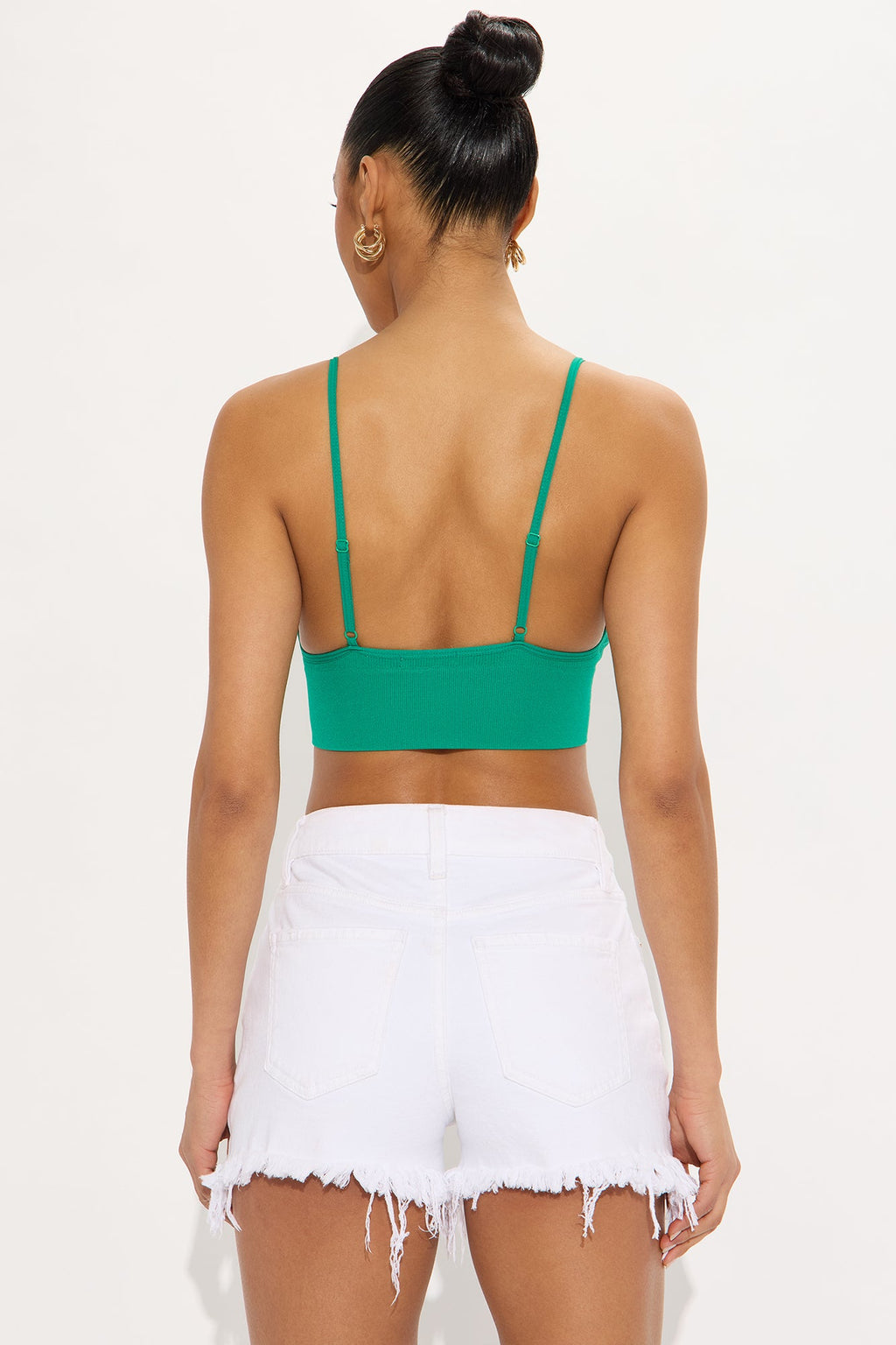 Everyday Seamless Bralette - Green
