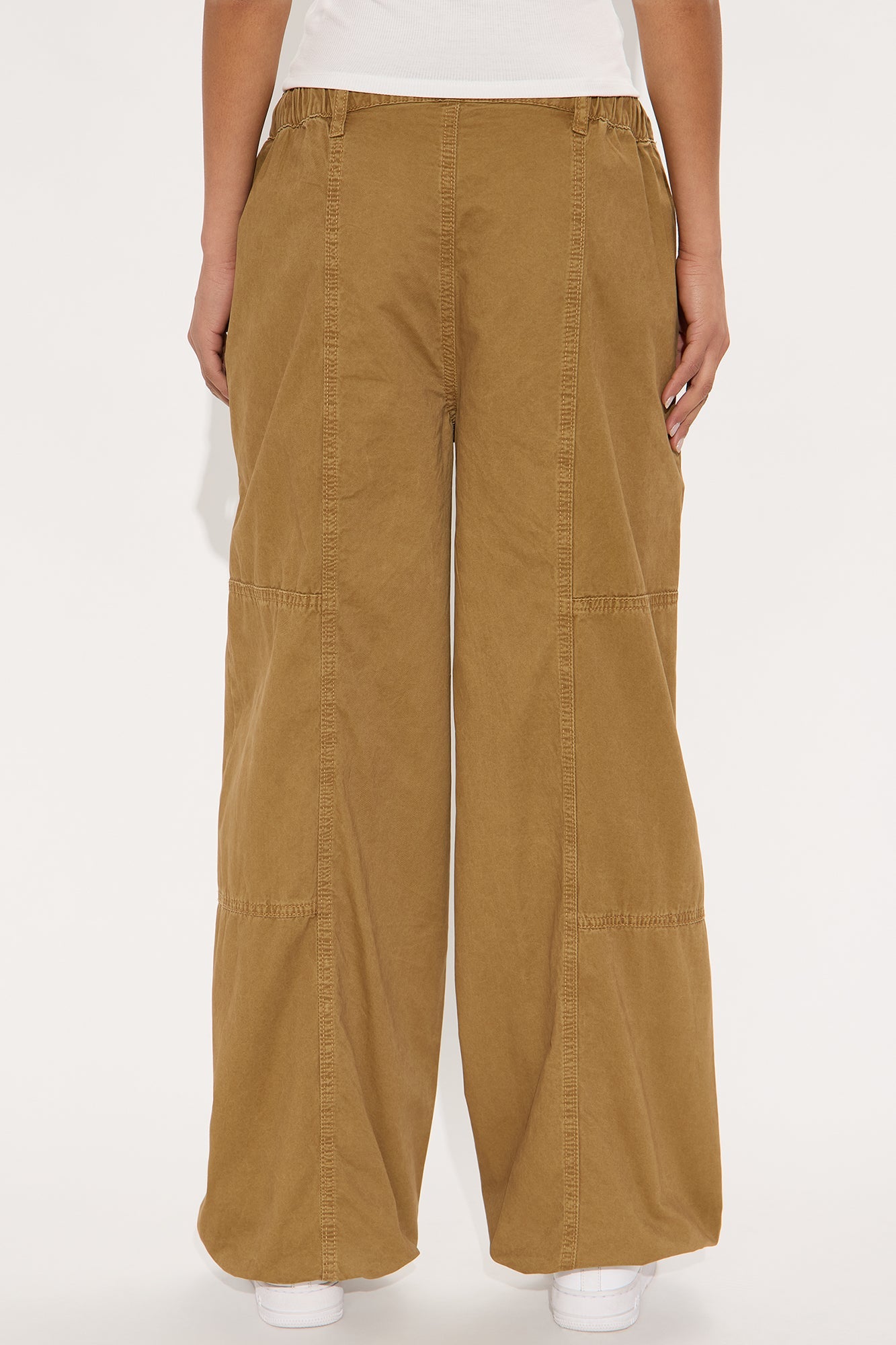 Olivia Wide Leg Jogger - Mocha