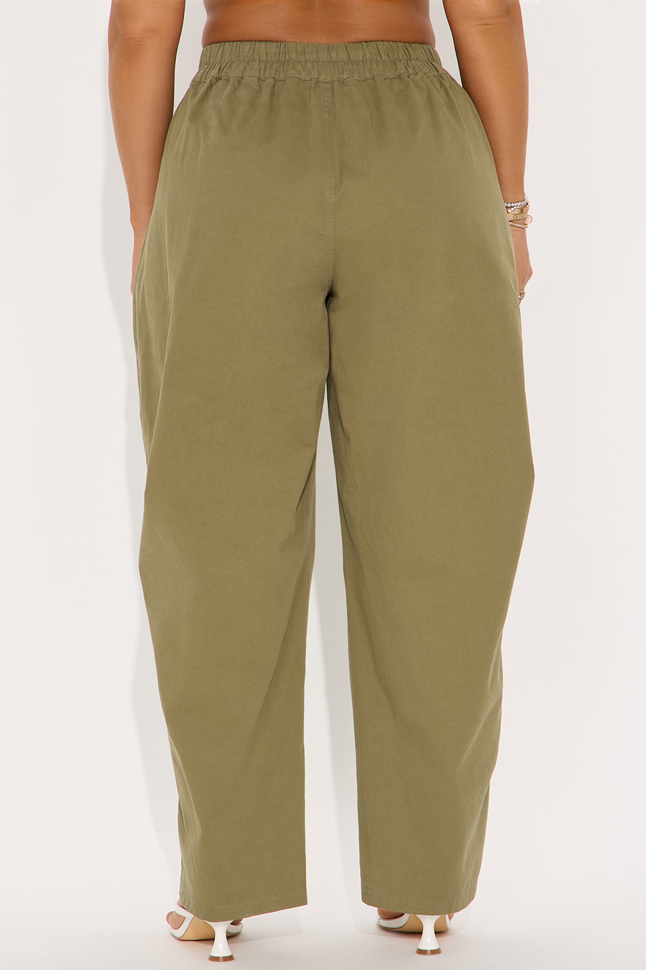 Alinea Barrel Twill Pant - Olive