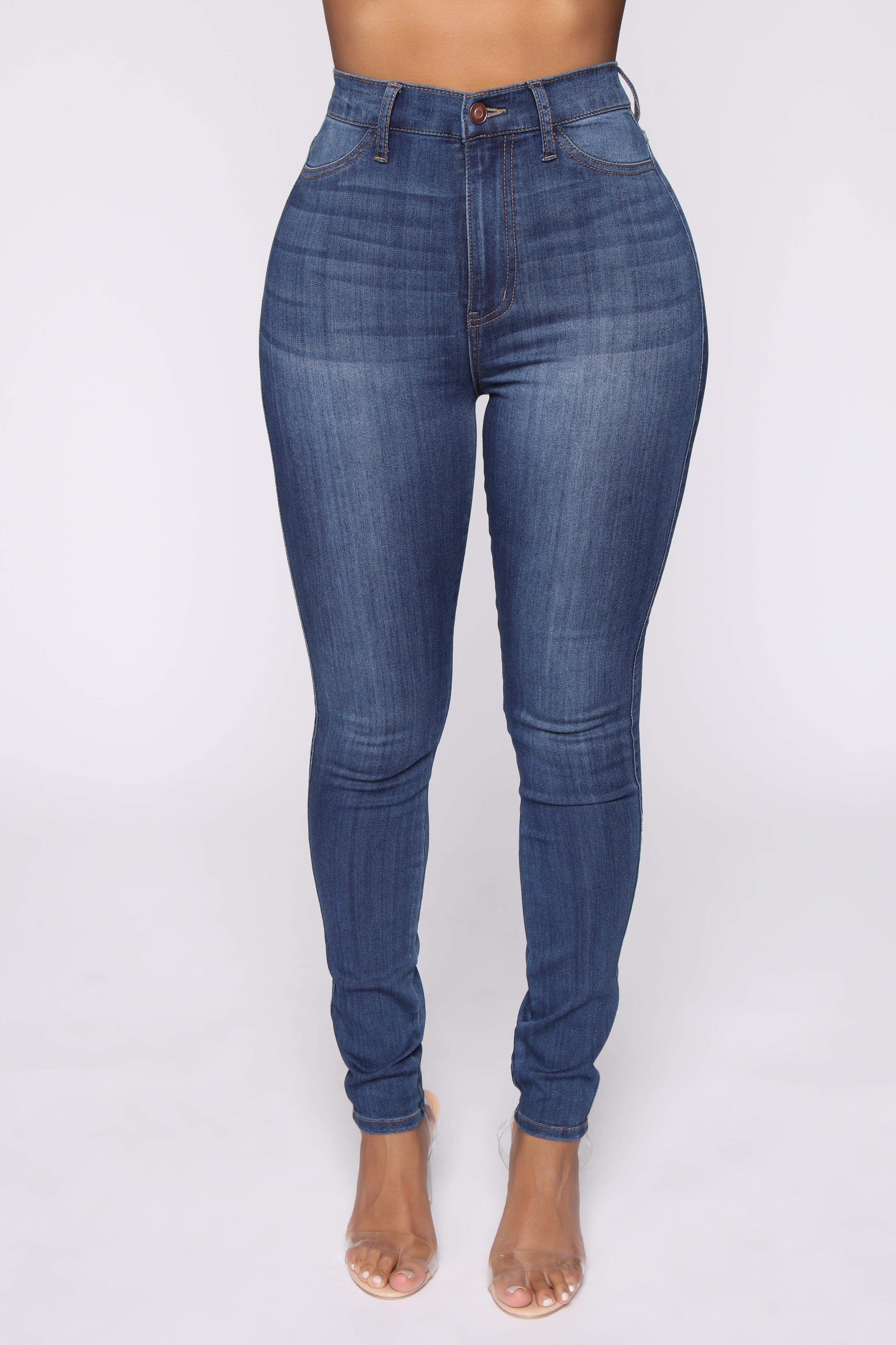 Emma Super Stretch High Rise Skinny Jean - Medium Wash