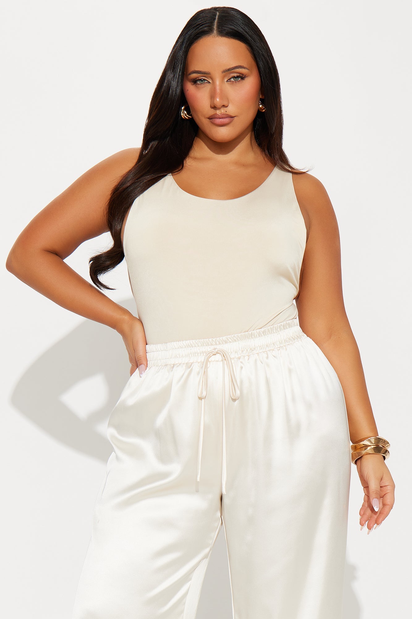 Martina Double Lined Bodysuit - Nude