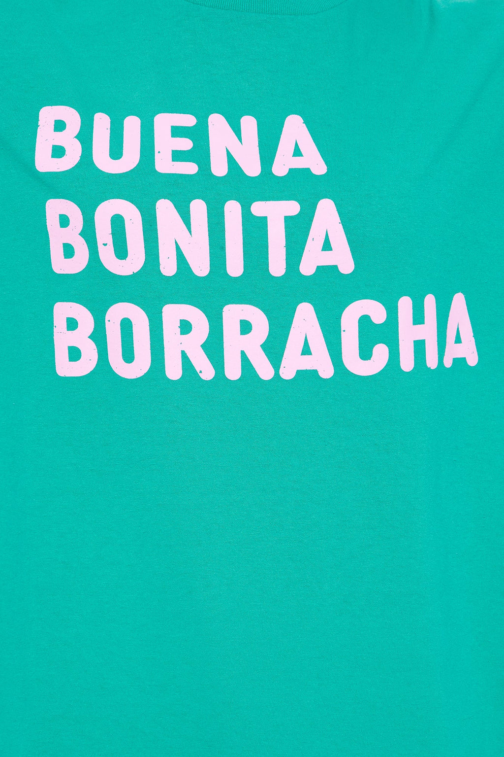 Bonita Borracha Washed Oversized Tee - Teal