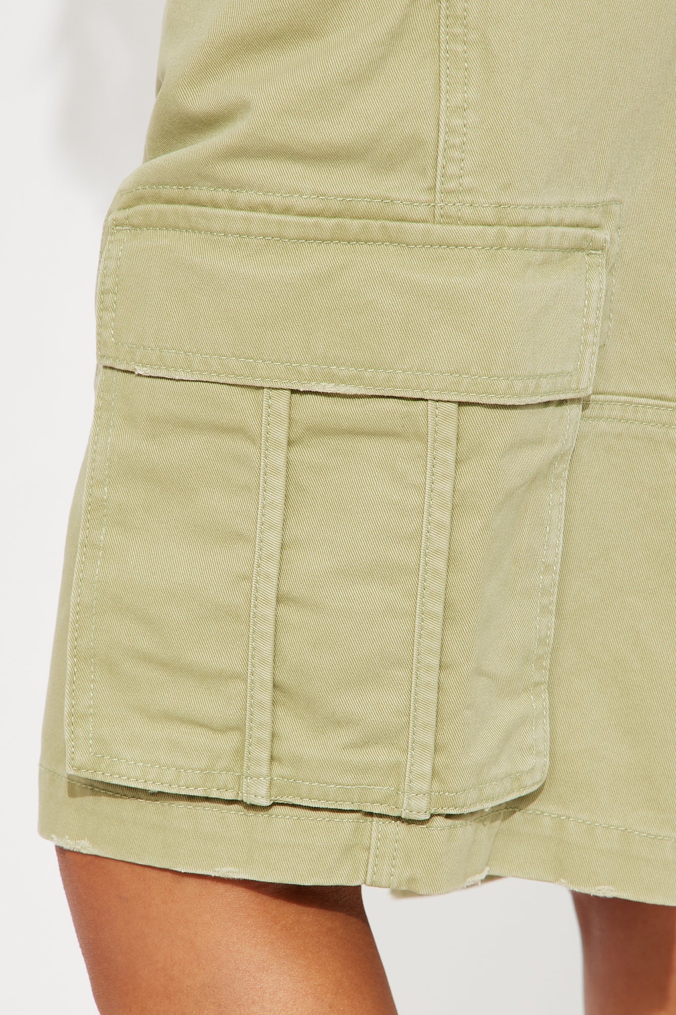 Mixed Emotions Cargo Bermuda Short - Sage