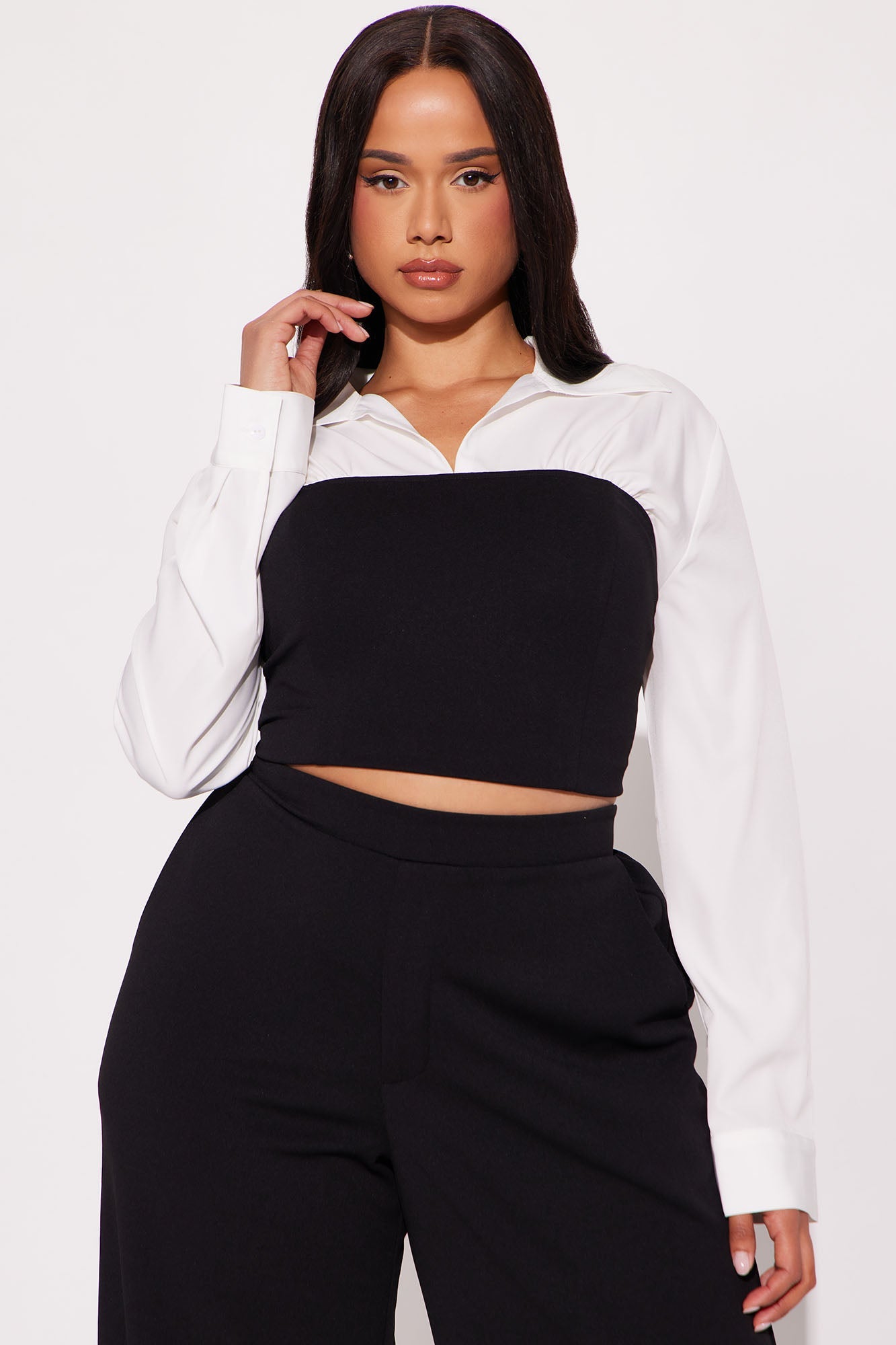 Corporate Cutie Pant Set - Black