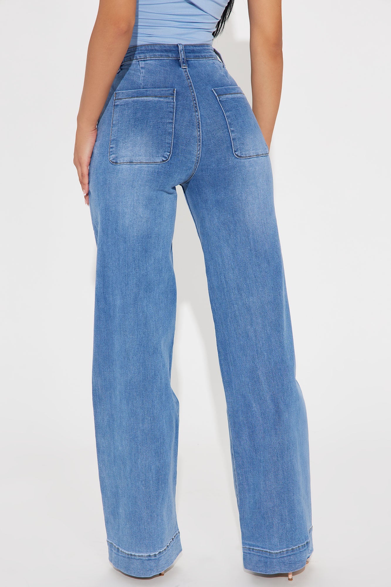 Margot Stretch Trouser Jeans - Medium Wash